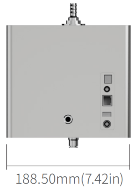 Dimension尺寸-在线式BAMS M520S lateral 侧面