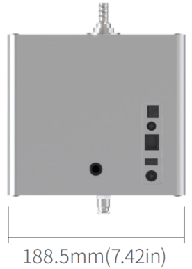 Dimension尺寸-在线式BAMS M520 lateral 侧面
