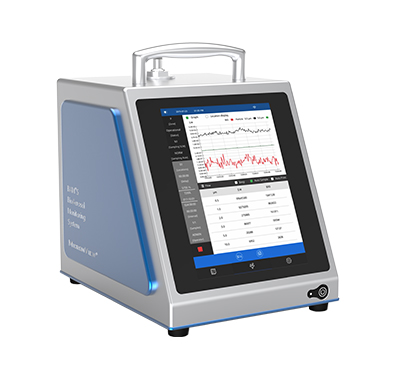 Sistema de monitoreo de bioaerosol con pantalla táctil para prueba de esterilidad