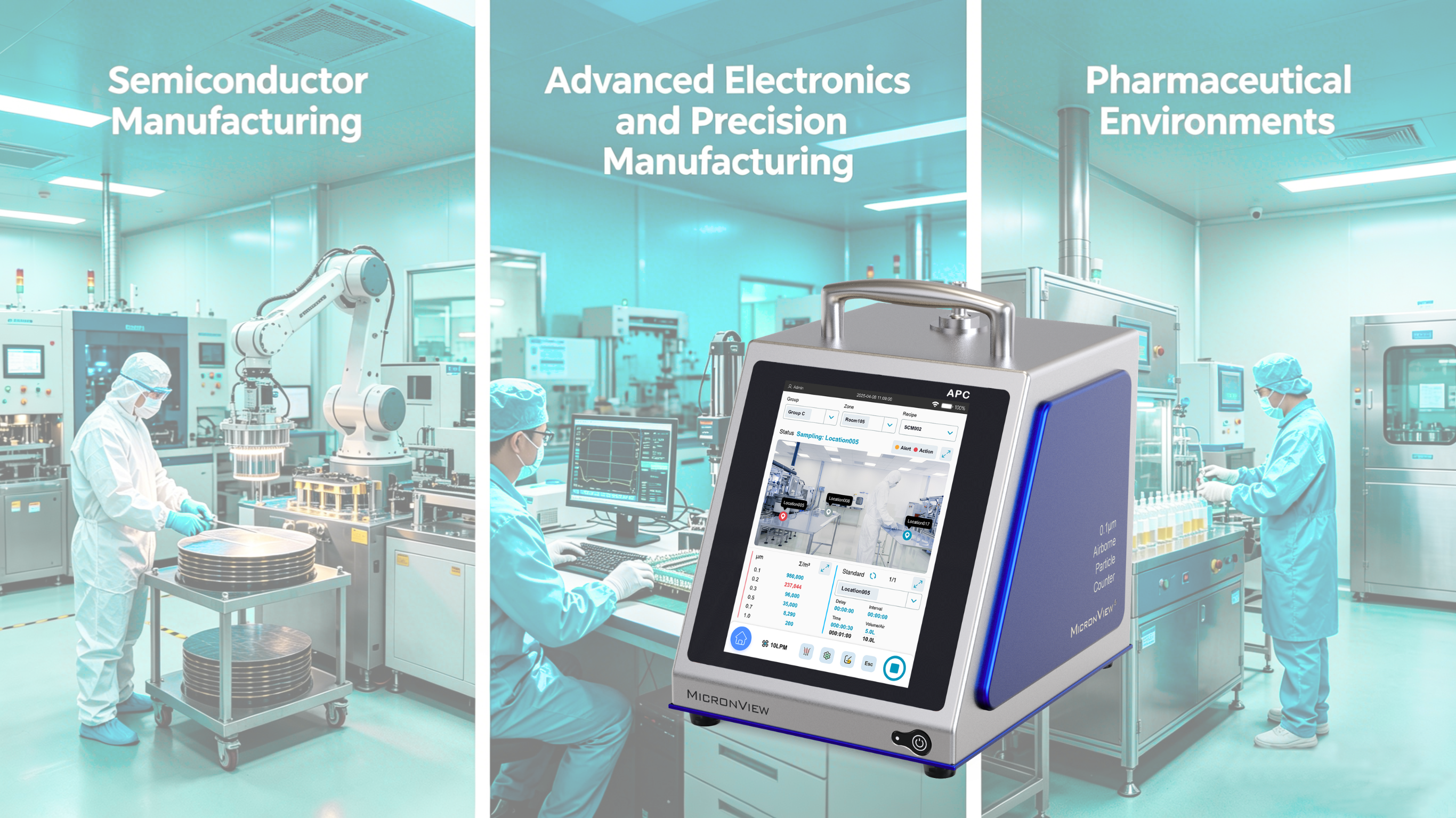 0.1µm Particle Monitoring: New Solutions From MicronView for Ultraclean Environments